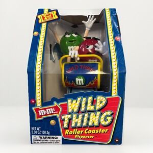 M AND M Candy Dispenser wild thing roller Coaster 2ND LIMITED EDITION M&MS N Box